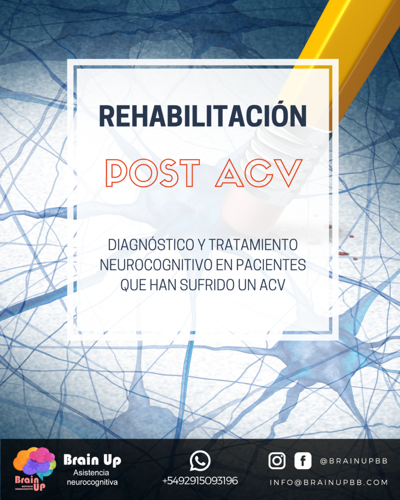 Atención y rehabilitación post ACV